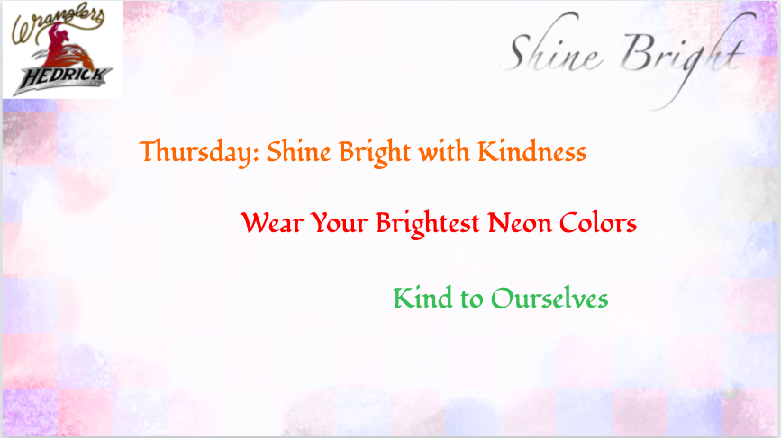 Hedrick_MS's tweet image. Lots of fun wearing PJs today @Hedrick_MS Tomorrow SHINE BRIGHT in your favorite Neon colors!! #lisdlibs #LISDBeKind