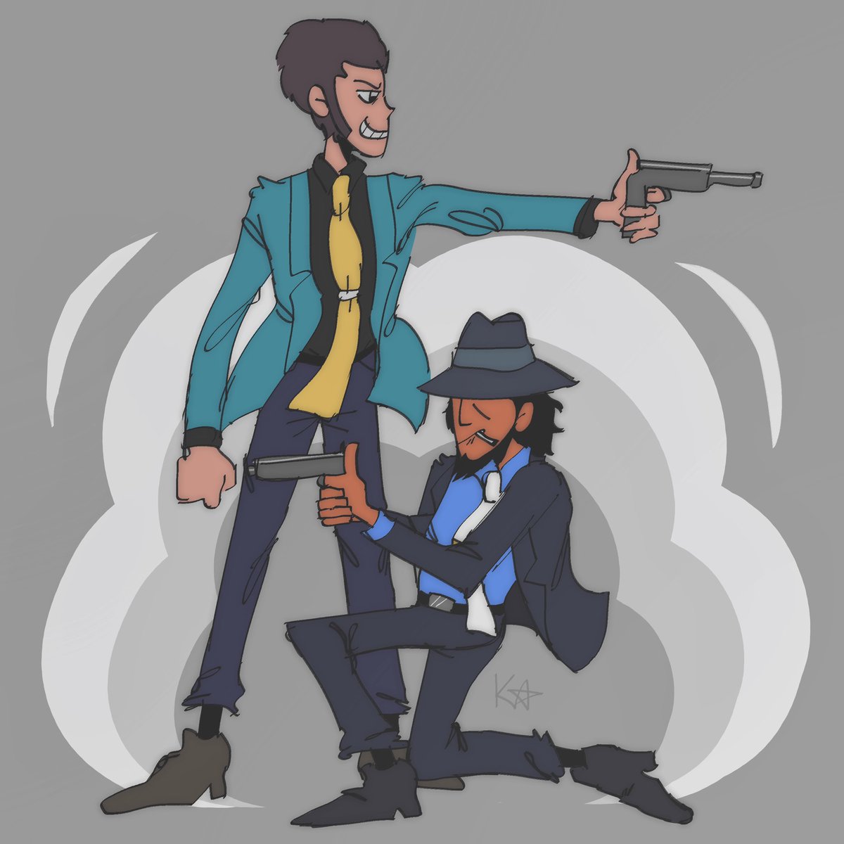 ohmeowgerd's tweet image. woohoo! #VisibleNonbinary !!
my name is kai/fern and i’m a transmasc nonbinary bisexual :] i like to draw fanart of silly shows and gay people hehe