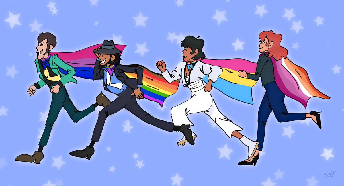 ohmeowgerd's tweet image. woohoo! #VisibleNonbinary !!
my name is kai/fern and i’m a transmasc nonbinary bisexual :] i like to draw fanart of silly shows and gay people hehe