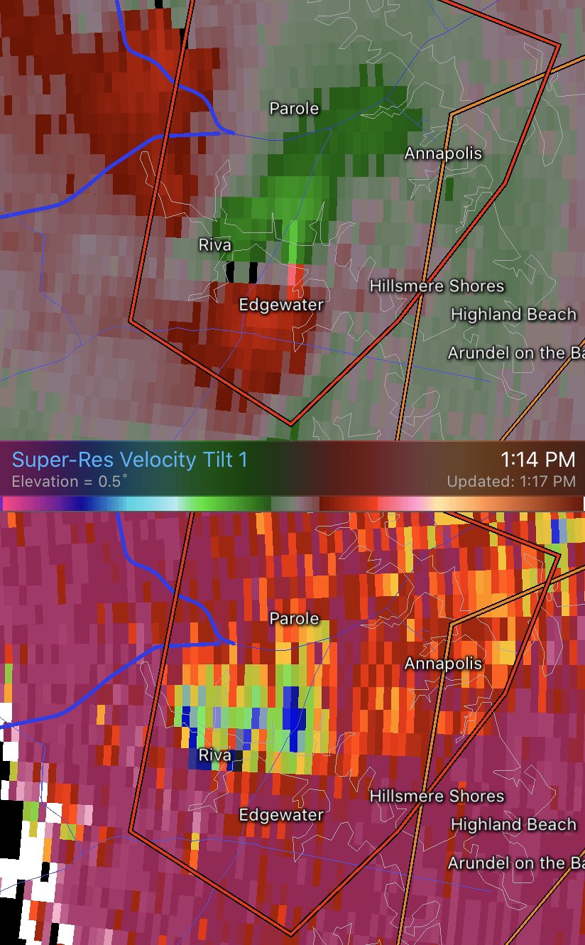 NWS Tornado on Twitter "Tornado Warning continues for Annapolis MD, Parole MD, Edgewater MD