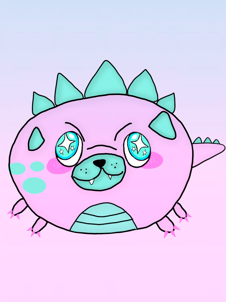 PugPopNFT's tweet photo. RAAWR ITS COMING! 
The new PugPops! Dinosaur kawaiii edition! Do you like it ?
#NFTs #NFTCommmunity #NFTartist 
https://t.co/30U7HqJRc2 via @opensea https://t.co/uU91cQuBDJ