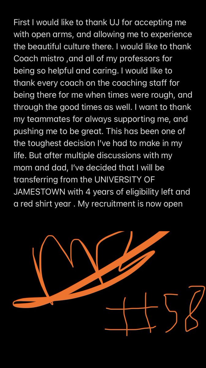 Malik_bembridge's tweet photo. much love to the UJ fans and supports. My recruitment is now open💫🧡 https://t.co/Xo0LlehjsV