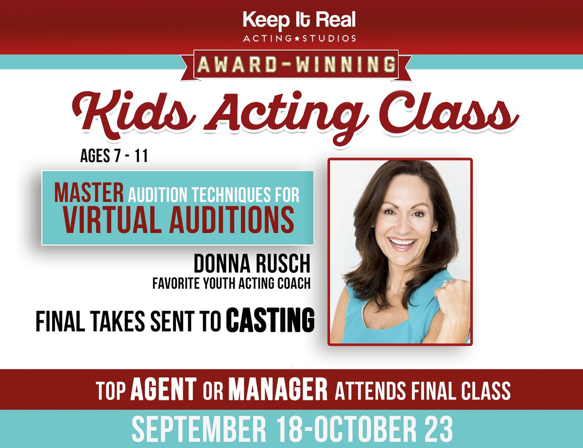 KeepItRealActin's tweet photo. Parents! Online classes and online auditions aren’t going away. Make sure your kids get used to this new medium and master it. 

https://t.co/PZZ92iLlAc

#KidsActingClass #ChildActor #actingclasses #actor #KIRA https://t.co/XbOFeS3hdq