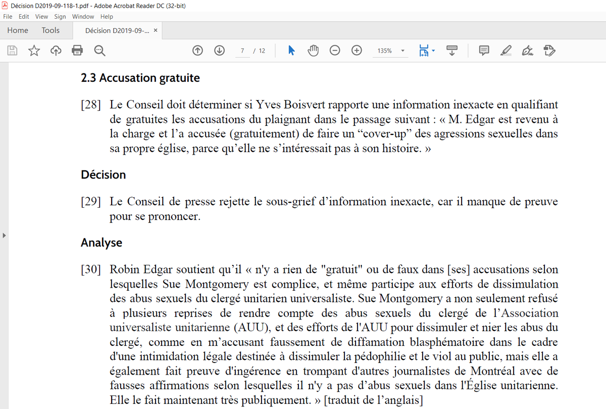 RobinEdgar's tweet photo. @fbiwhistlestop The @Conseildepresse ostensibly holds journalists accountable, but the #ConseilDePresseDuQuébec is a #WhistleSucker that #whitewashes #journalists & #Media. 90% of complaints are rejected as "unreceivable". Journalists are #whitewashed in 90% of the 10% that the #CdPdQ acts on. https://t.co/FMZsVgiaRi