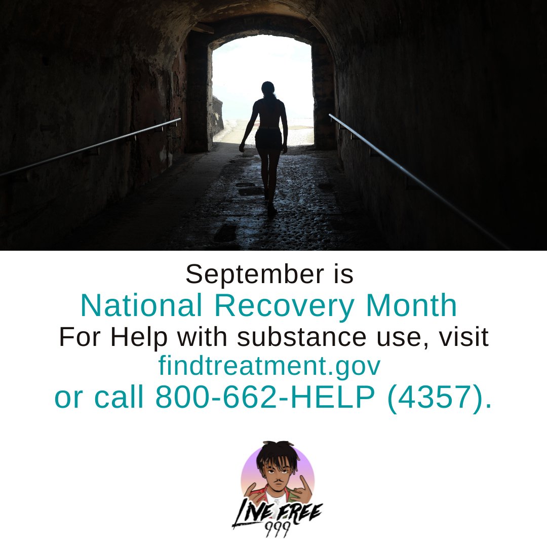 LiveFree_999's tweet photo. September is National Recovery Month. We celebrate those who are in recovery or working incredibly hard to get there. Thank you to all the individuals and organizations who continue to help others rise above addiction. #NationalRecoveryMonth https://t.co/PlYs6c402v