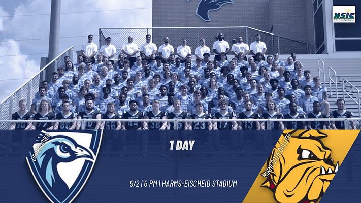 Upper_Iowa_FB's tweet photo. Tomorrow is the big day! It’s officially 1️⃣ day until we kickoff for the first time since November 2019! 1️⃣ team 1️⃣ mind 1️⃣ goal! #12DaysOfPeacocks #SLEDGE #OURWAY https://t.co/VdmuKvfGvF