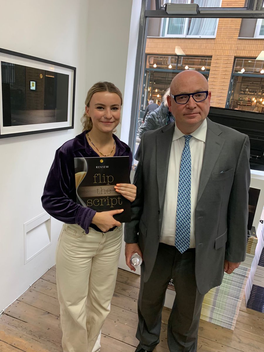 <a href="/izzierickart/">Isabel Rickets</a> designed our beautiful festival review. Here she is at our Festival opening event. #FlipTheScript #FestOfGov