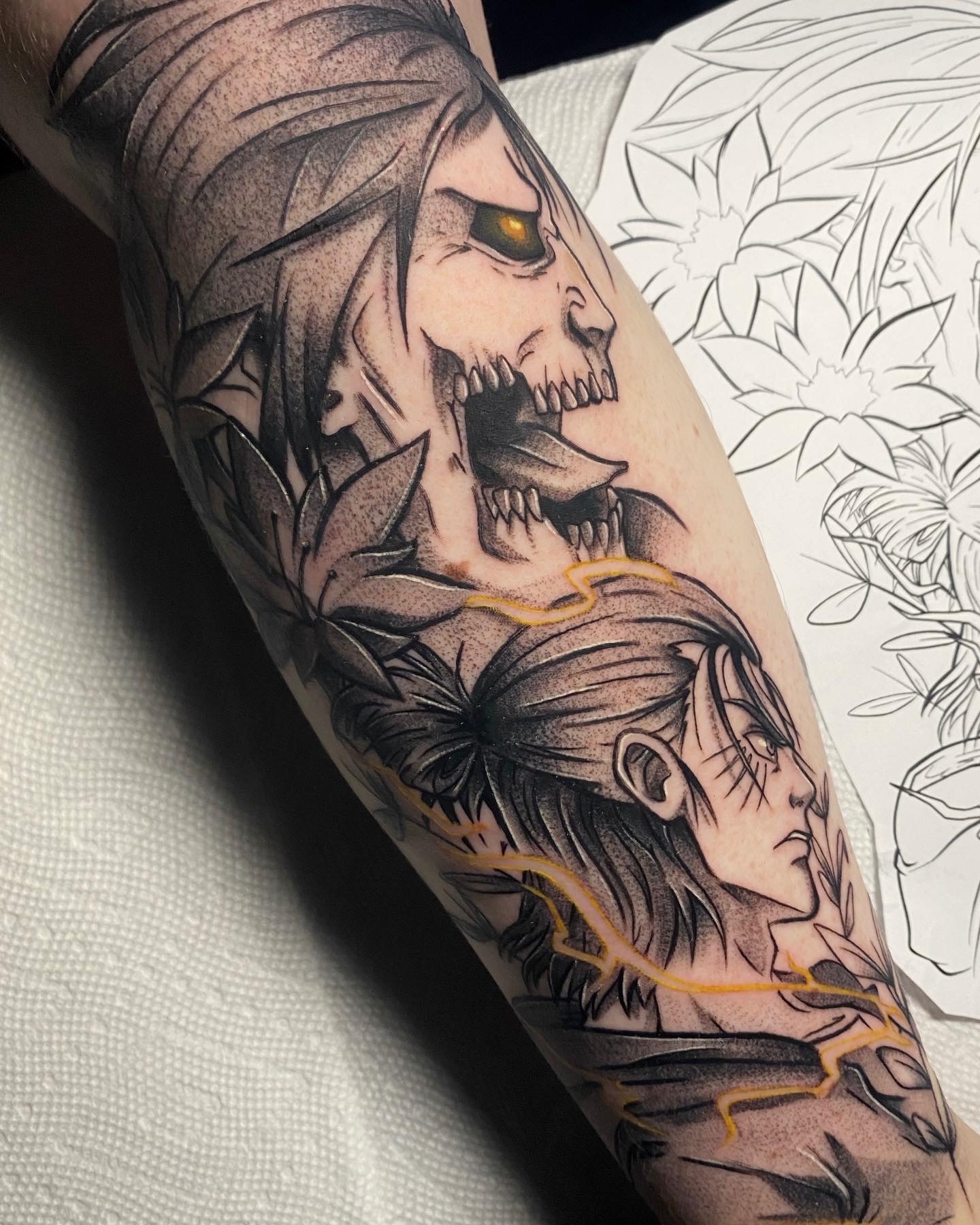 Chia sẻ 69+ về hình xăm attack on titan hay nhất