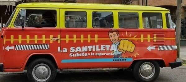#Legislativas | “La Santileta”: la camioneta militante que sigue a Diego Santilli en campaña cutt.ly/nWxnRIN