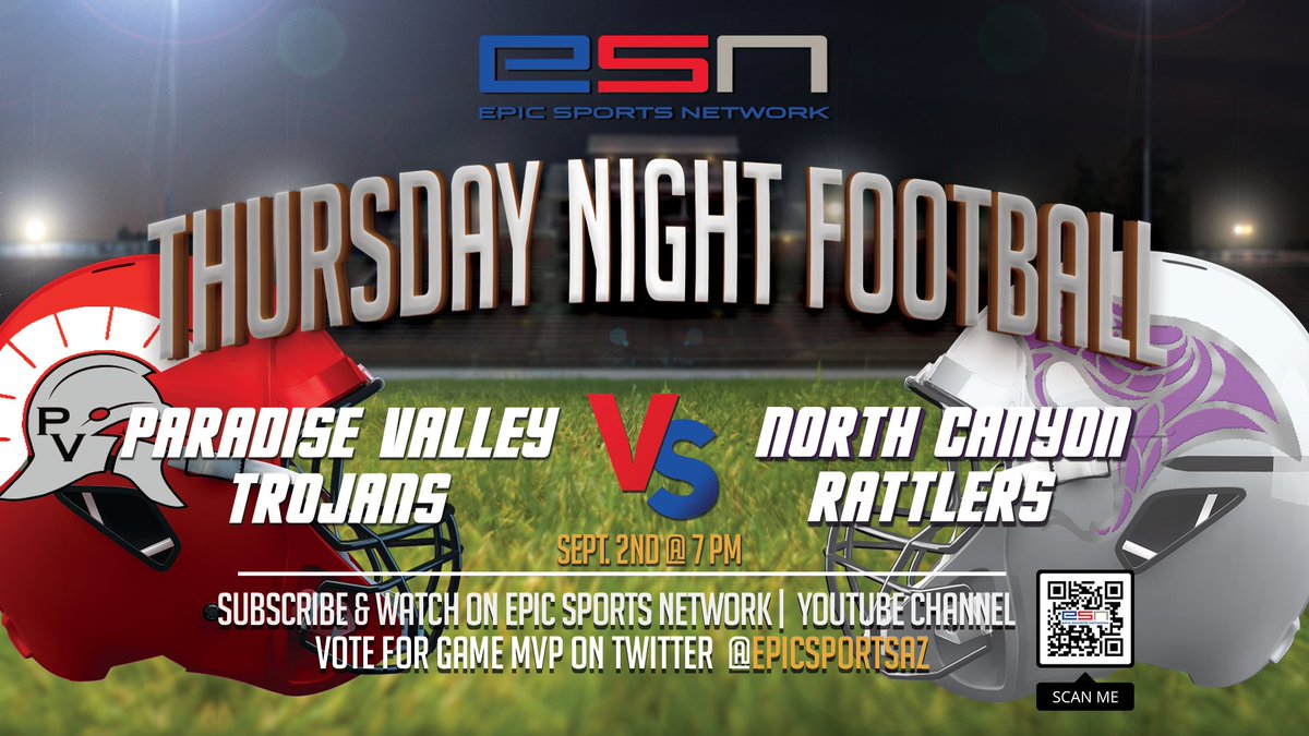 It's a RED OUT tomorrow for the first football game of #MarchingSeason21! Can't Make the game in person? Check it out on YouTube on @EpicSportsAZ!

youtube.com/channel/UCJZBV…