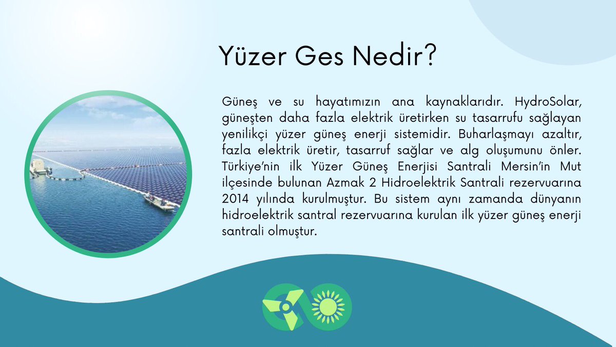 esmveod's tweet photo. YÜZER GES NEDİR? https://t.co/YnlYKm0SUh