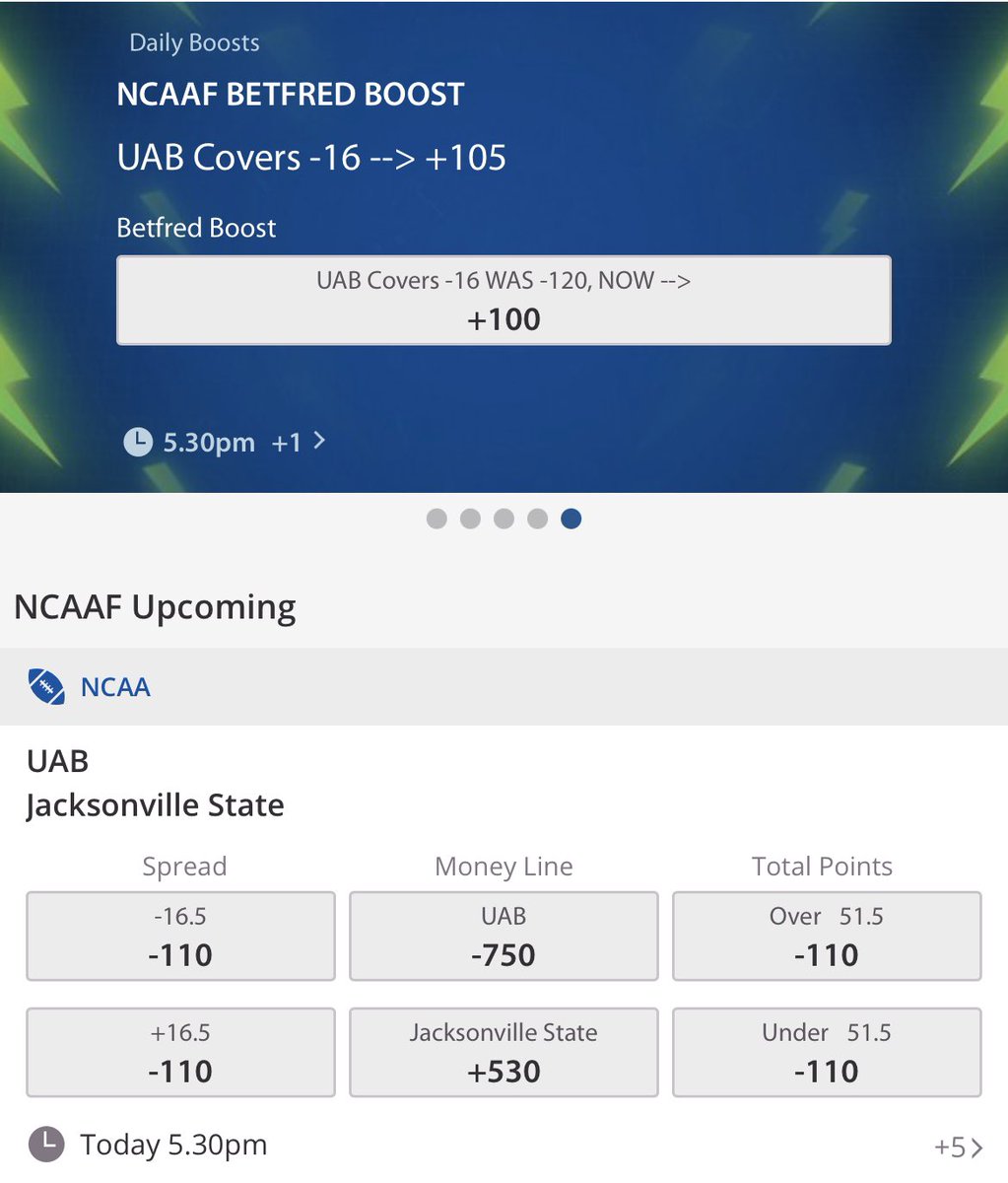 SylWinning's tweet photo. College Football Week 1 Kicks off tonight! Only an hour and twenty minutes separates these two campuses and we have a #BetfredBoost ⚡️
6 straight days of College Football and we have everything you could want to bet on and then some here at @BetfredSports
Let’s get it started! https://t.co/FBsez0s7i8
