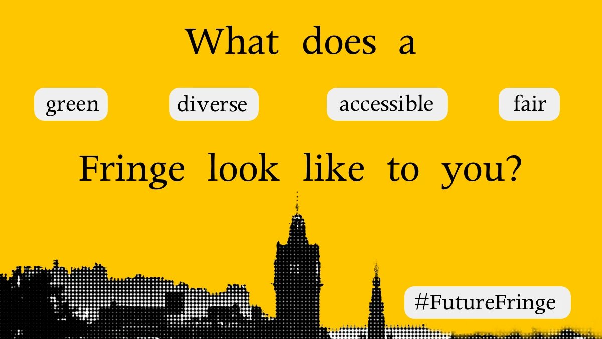 martha_culture's tweet photo. A call from @LeahRBlack for 'cathedral thinking' i.e. long-term funding for large-scale projects that create BIG &amp; LASTING change. And food for thought from #FutureFringe on developing a more equitable Edinburgh Fringe. https://t.co/pwsEtj2Ypy