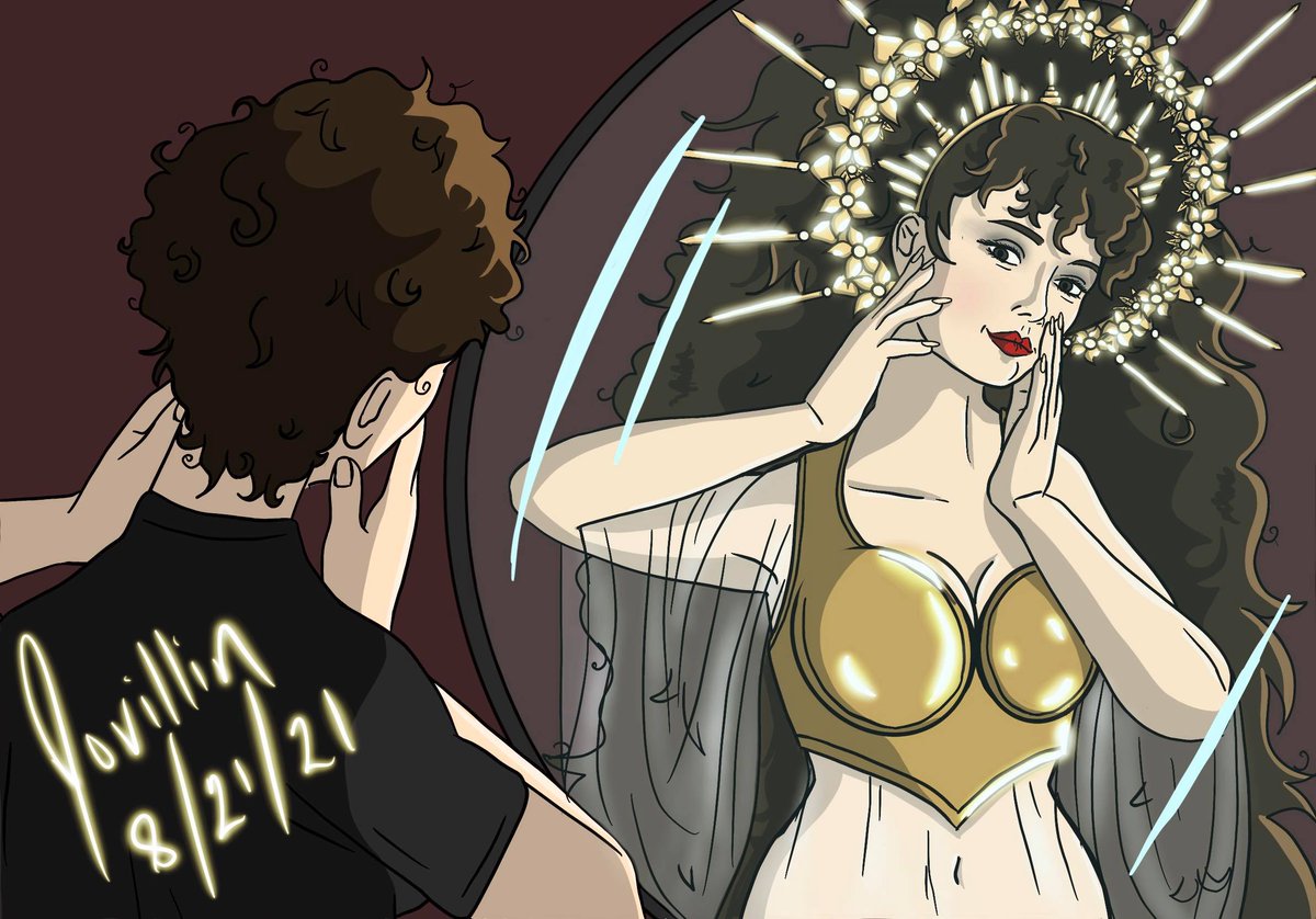 JovillinArt's tweet photo. You may see me veeeeeery differently than I do. Get up to speed.
#goddessstatus #goddess #confidence #selfcare #selfworth #workingonmyself #reflection https://t.co/8AZyHaXadl