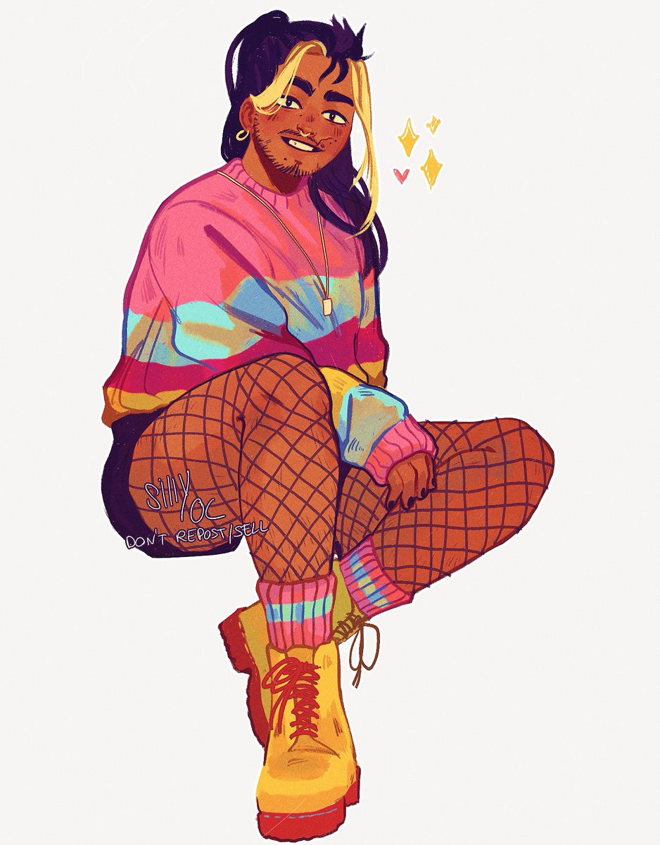 silly_chaotic's tweet image. Oh apparently it’s #VisibleNonbinary time?? Lets go I’m in 💛🤍💜🖤

Art is all about having fun, it’s a party 🎉