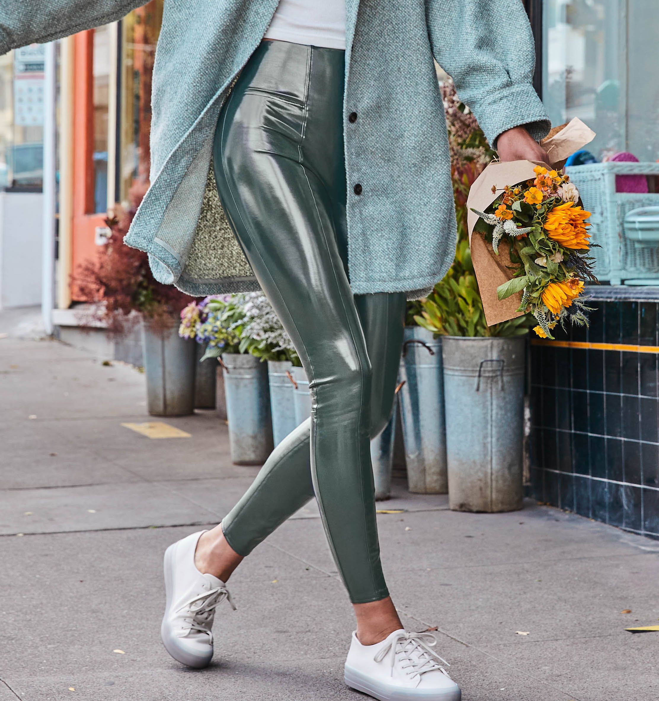 SPANX on X: They're FINALLY here: Faux Patent Leather Leggings in new  jewel tones! Our high-shine faux patent leather legging is a new take on  your favorite leggings - now in ruby