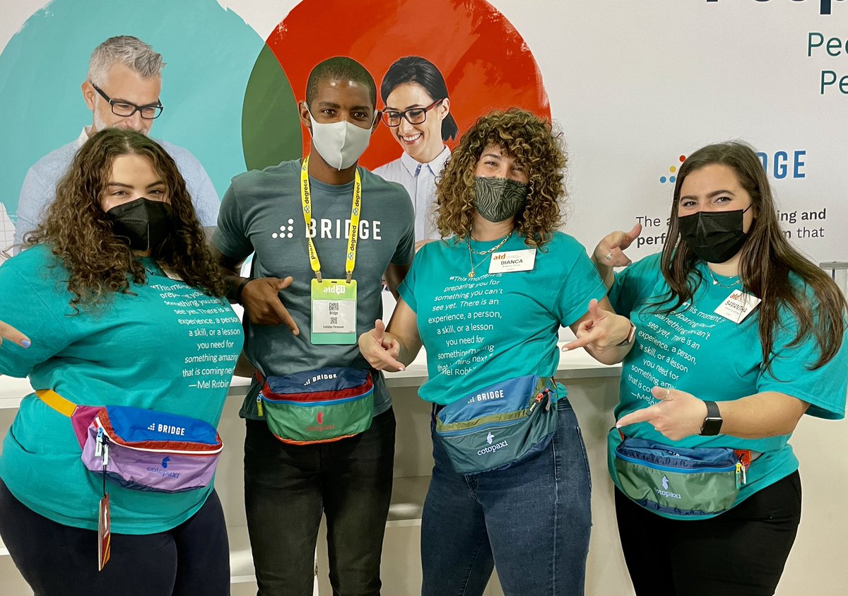 GetBridge's tweet photo. That’s a wrap on #ATD2021 🚀

Thank-you to Bianca, and the whole @atd Team for hosting a fantastic PEOPLE-first conference 💥

#peoplemattermost #GetBridge #hrtech #people #talent #networking https://t.co/suIS0l2wUk
