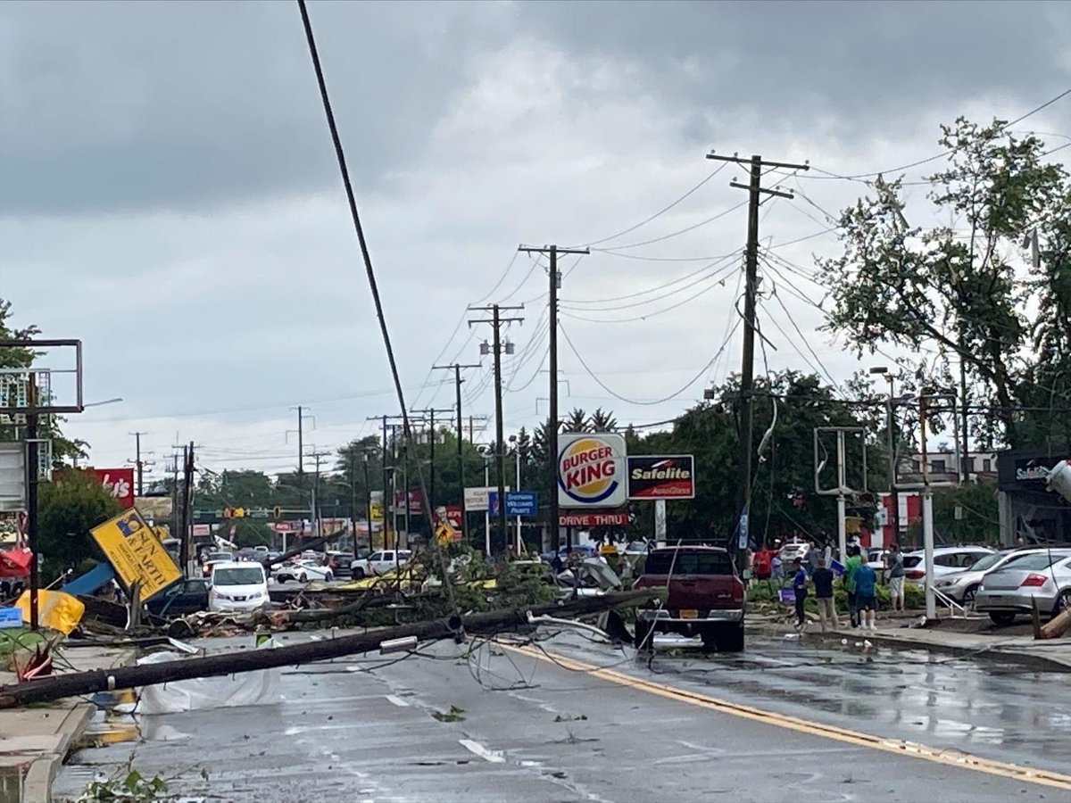Apparently this is what West Street in Annapolis, MD looks like right now.