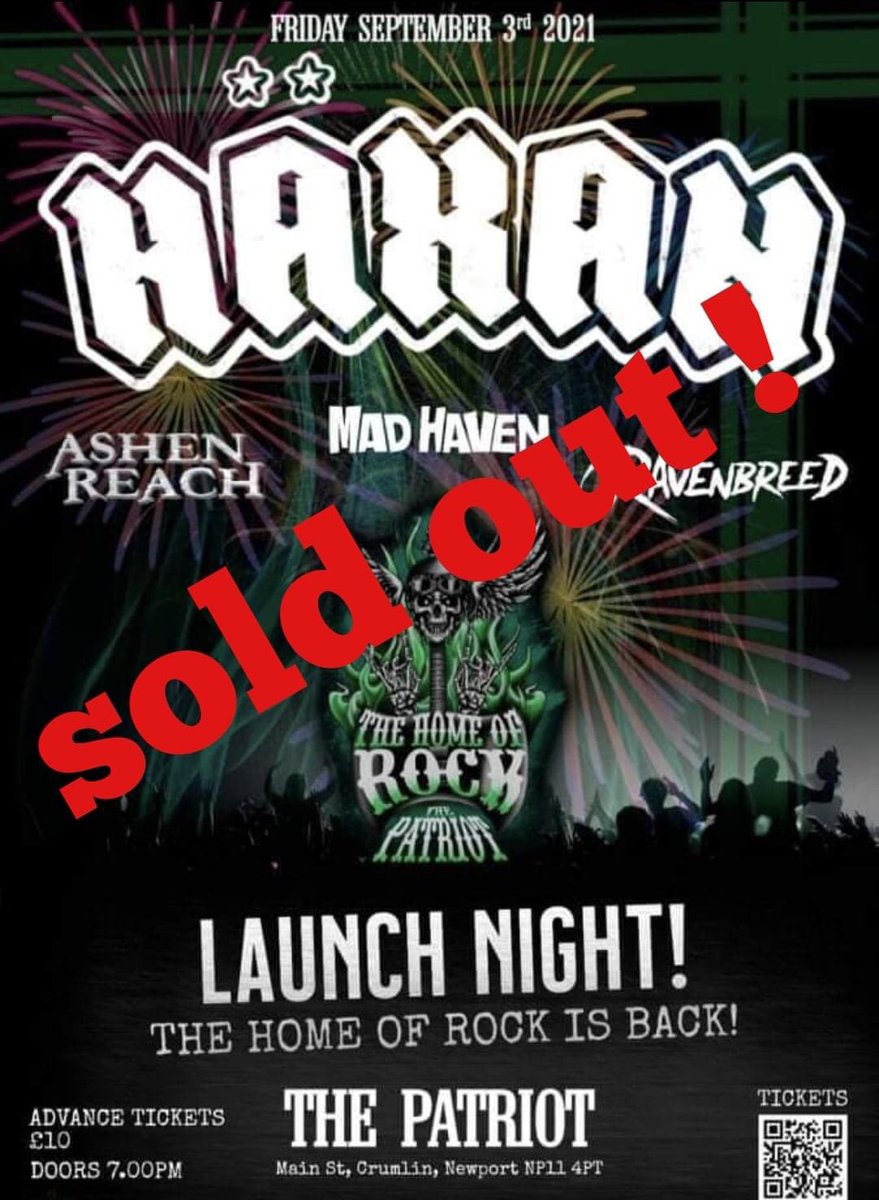 The sold out opening night launch party at #patriothomeofrock is now just 2 days away - find out more about our line up of events and book your tickets at https://home-of-rock #patriot #homeofrock #patriotcrumlin #crumlin #caerphilly #gwent #southwales #wales #uk #livemusic