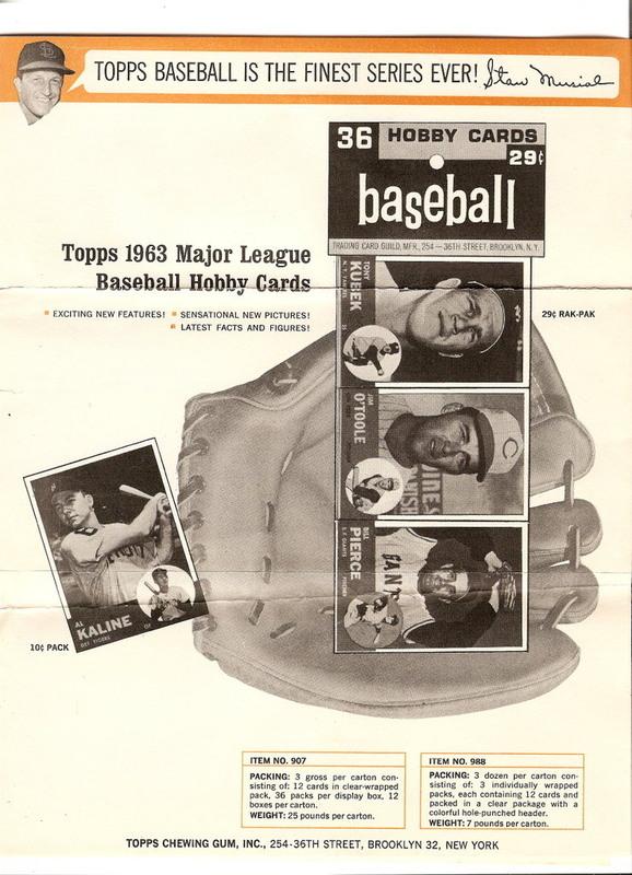 PostWarCards's tweet photo. Ok, but only because Stan Musial said that Topps baseball is finest series ever! #1963Topps https://t.co/RyTuBXuW4z