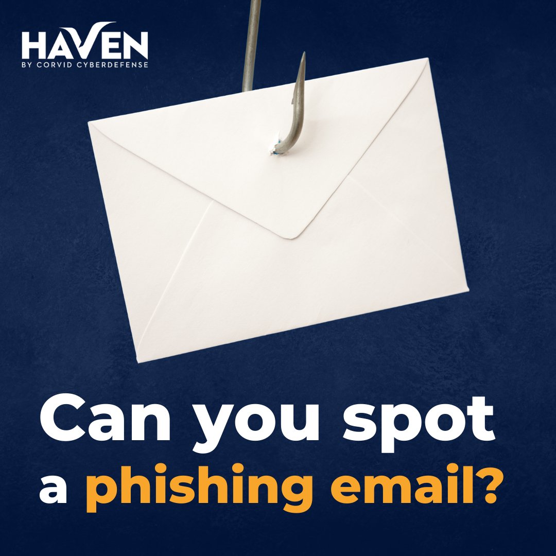 Can you and your employees spot a phishing email? Download our free checklist to help you identify potential phishing attempts: 

corvidcyberdefense.com/wp-content/upl…