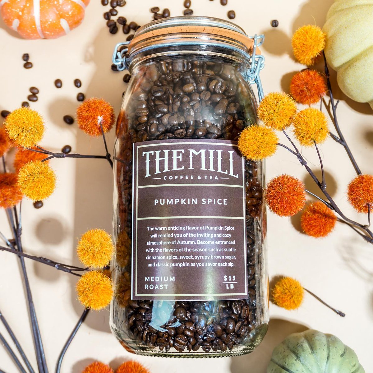 Pumpkin Spice has returned to <a href="/themillcoffee/">The Mill Coffee & Tea</a>! Available in stores and online! 

To purchase online, please visit millcoffee.com/collections/fr…. 

#Coffee | #PumpkinSpice 🎃☕️
