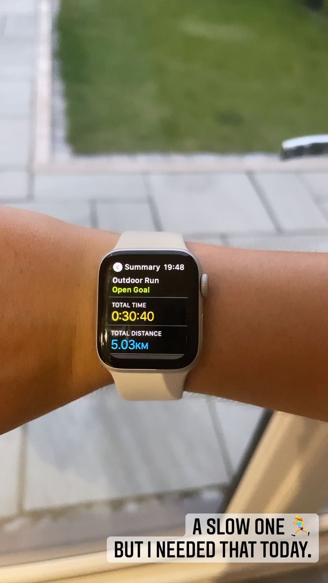 The training continues… a slower one but least it’s done! 🏃‍♀️