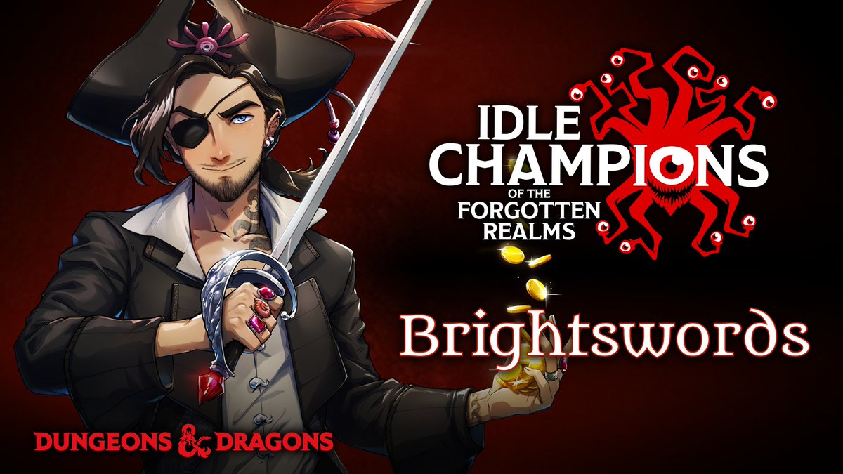 Brightswords has begun! Now is your chance to play and unlock the dashing swashbuckler - Corazón de Ballena! 

#dnd <a href="/Wizards_DnD/">Dungeons & Dragons</a> <a href="/OutsideXbox/">OutsideXbox</a> 

For more about the event and Corazón check out the blog: 
codenameentertainment.com/?page=idle_cha…