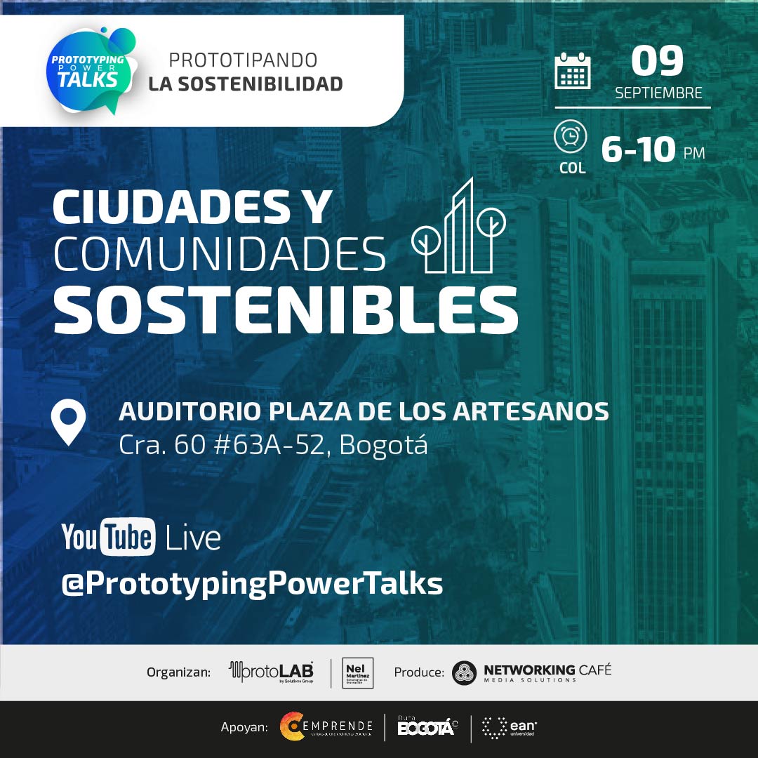 ¿Sabías qué? Somos los organizadores de Prototyping Power Talks 

Acompáñanos este 9 de Septiembre y conoce poderosas historias de prototipado y retos de innovación.

¡Inscríbete en eventbrite.es/e/entradas-pro…  y conéctate a nuestro evento sin costo!

#prototyping   #sostenible