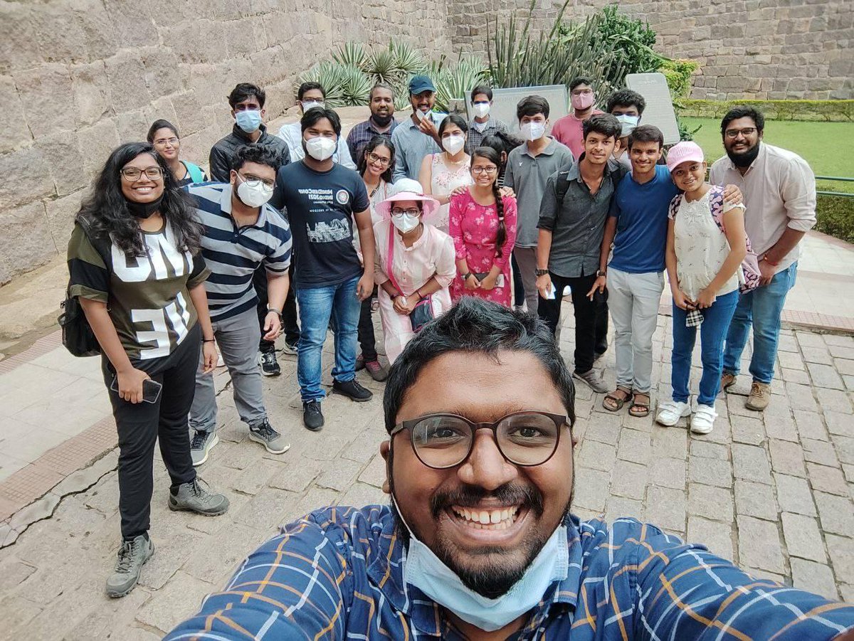 SwechaFSMI's tweet photo. Weekend Trip to Golkonda Fort by our Hacktivists.
#funtrip #volunteerstogether #weekendactivities #swechafsmi #swecha #golkondafort🏰 #swechahactivists
✅ 📢 Follow @SwechaFSMI for more updates. https://t.co/lSglHkhx5I