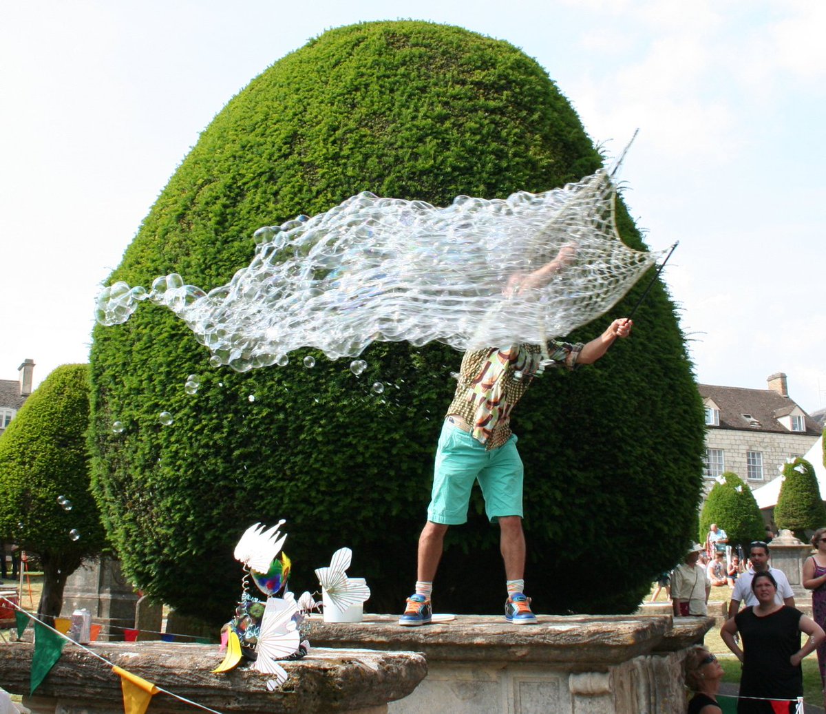 Have fun blowing the biggest bubbles you can. It's free family fun in the Abbey Grounds on Sunday 5th September 1-4pm #Cirencester #whatson