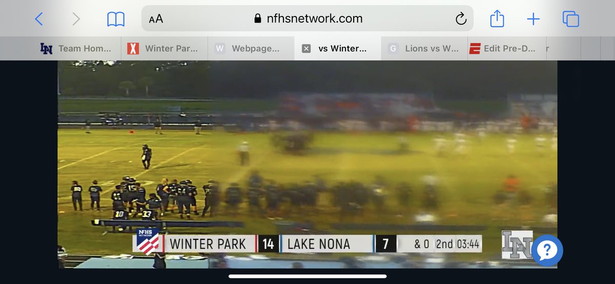 TRENT WALTERS (@84allthetime) on Twitter photo <a href="/NFHSNetwork/">NFHS Network</a> this is the quality of video I paid to watch. I have reached out in game and several times after via email and your automated text bot. Wish someone would reach out to me concerning this horrible picture quality. Not a automated email response. A human please. <a href="/NFHSNetwork/">NFHS Network</a> this is the quality of video I paid to watch. I have reached out in game and several times after via email and your automated text bot. Wish someone would reach out to me concerning this horrible picture quality. Not a automated email response. A human please.
