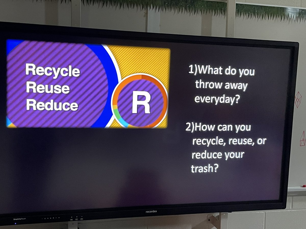 UnboxedEducator's tweet photo. Our 2nd Grade Tigers revisited recycling, reusing, &amp; repurposing. They sorted trash items from the last few days &amp; placed them in their proper bins. Over the next couple of days they will build garden items/tools with trash!  #ChoosePurpose #GrowingMoreThanVegetables @SlaterPBSA https://t.co/FTvFlo6OGk
