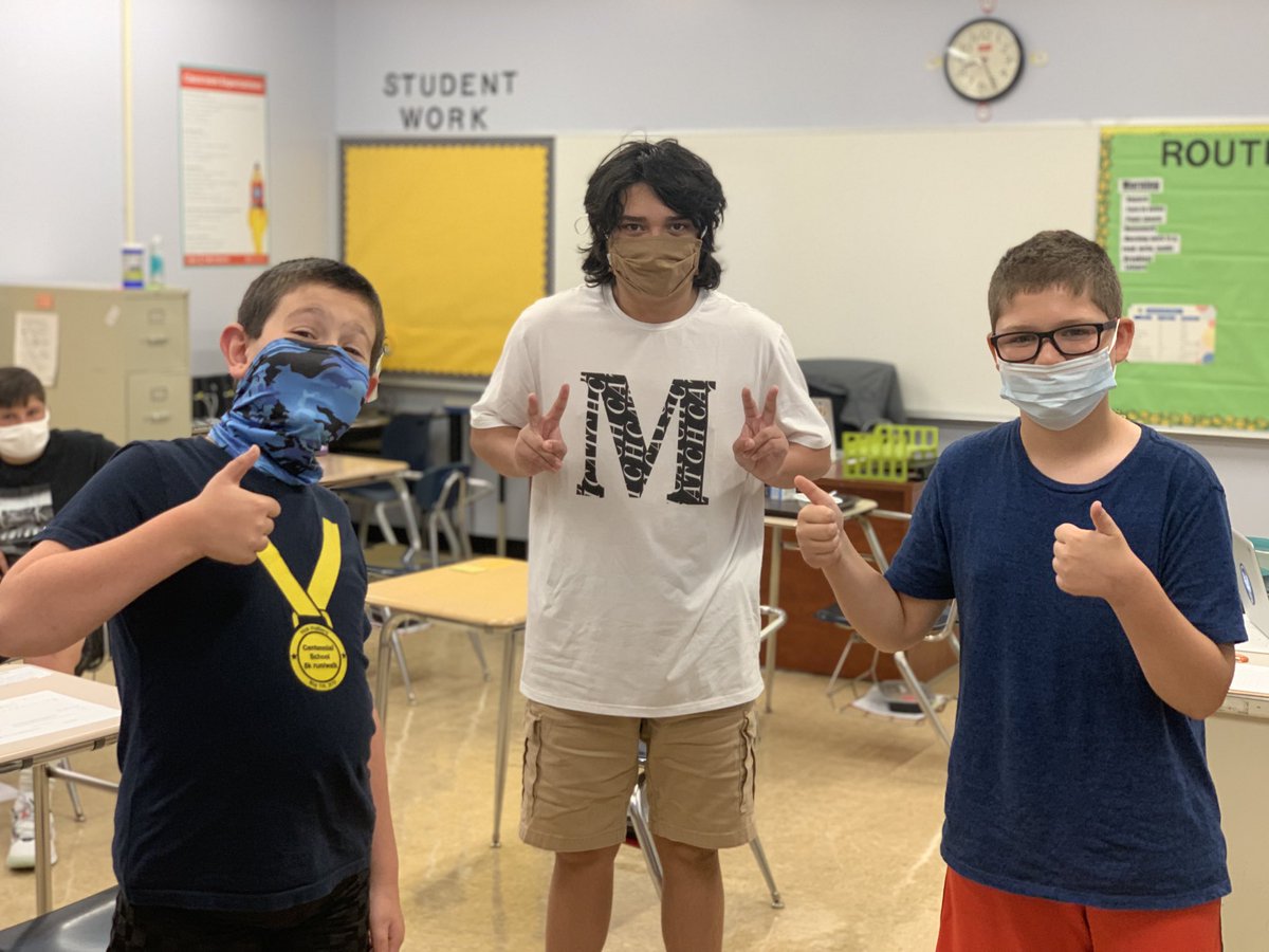 CentennialSchLU's tweet photo. We are excited to have our students back and ready to learn! #nicematters https://t.co/lz4PsgG7mN