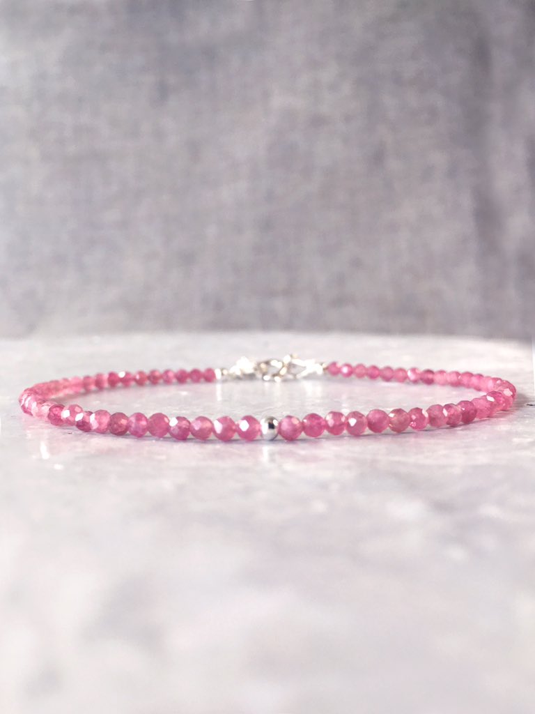 creamlattee's tweet photo. ✂️10% off✂️Favourited shop❤️PINO10❤️ 🌸 Pink Tourmaline Bracelet Silver, String #Diamond #Tourmaline Choker #Crystal Bracelet, Stacking Bracelet #crystal #pink #silver         https://t.co/8Xdy8Ixc12 https://t.co/Lbie57l9j8