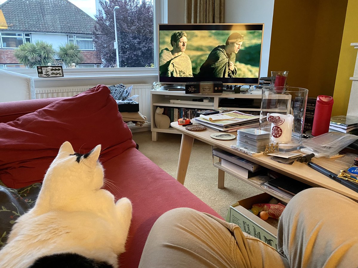 Mostly we’re watching Romans tonight