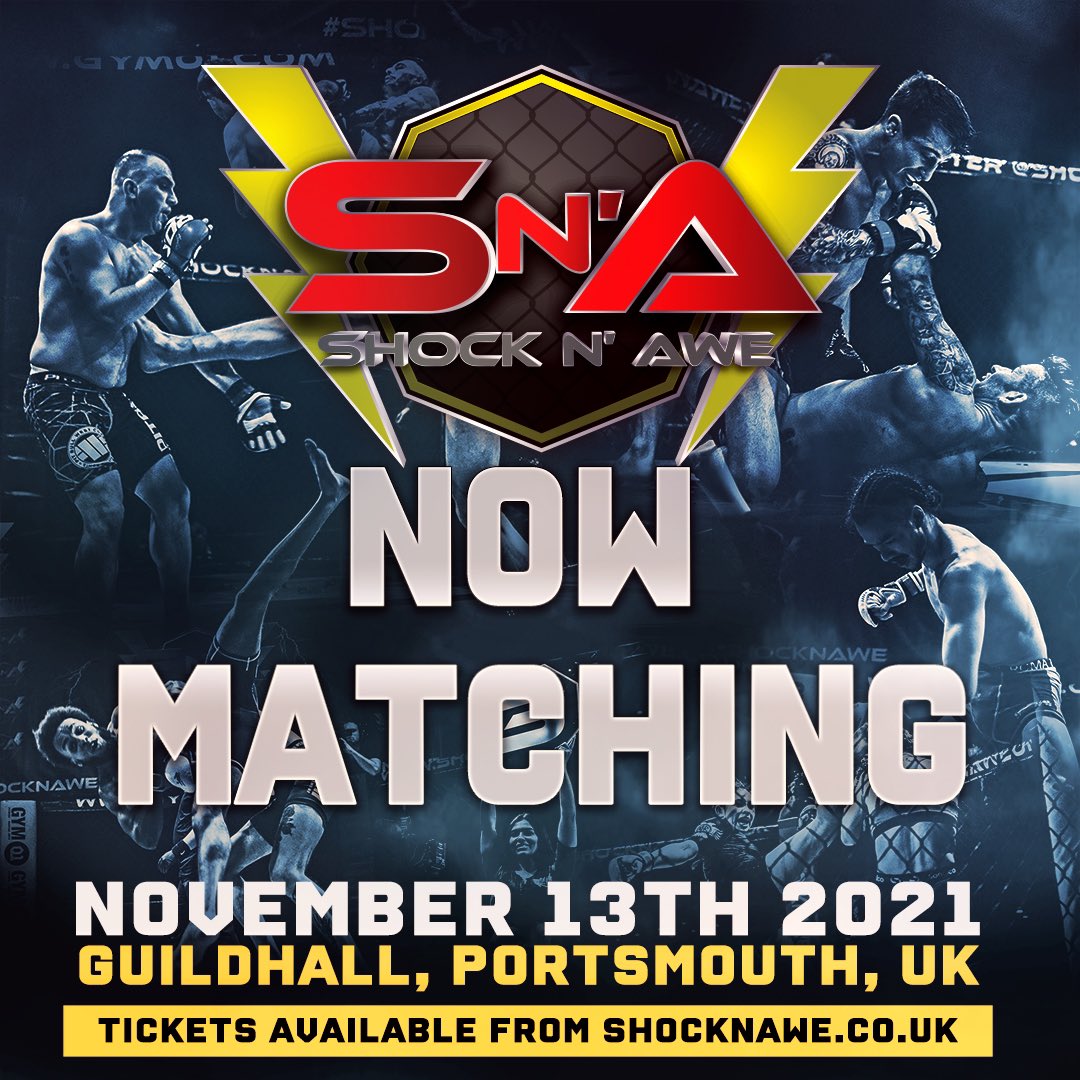 Half the card is full! We are now matching Amateur and Pro MMA and Kickboxing (K1 rules).

If your team want to be on the biggest event in the south for two years then apply to the following email

info@shocknawe.co.uk