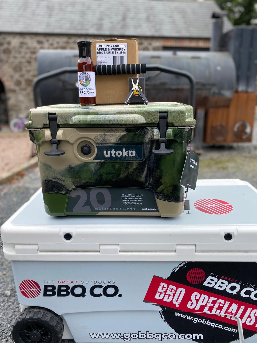 BelfastBBQ's tweet image. Hello little #BBQ monkeys! @gobbqco and myself are giving u an opportunity to join the cool kids, or at least the cooler kids! We are giving away a fandabbydozey @utokaUk camo 20 rotomolded #cooler, a leatherman knife and 6 of my sauce
Just follow all 3, like+share.
Ireland only.