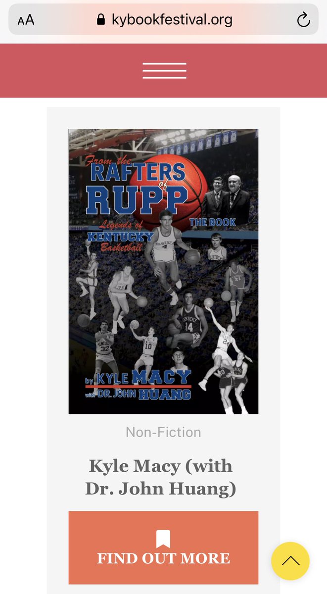 KYHuangs's tweet photo. Another labor of love scheduled to debut at the #KentuckyBookFestival on November 6. Wonderful keepsake for all of #BBN. Get your personal copy signed by @kylemacy4 (and me if you want) @kyhumanities #KBF2021
https://t.co/2jCT7ENmPX https://t.co/Pf956eALIR