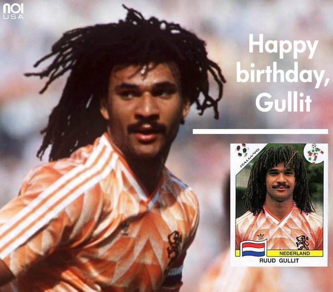 Happy birthday to one legend!!! RUUD GULLIT!!! Do you think he was a great player??? 