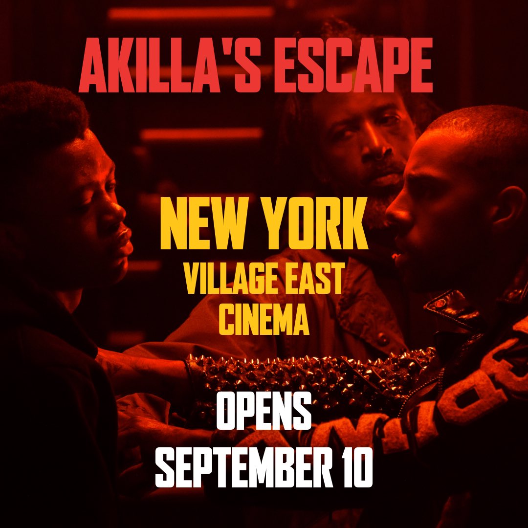 Akilla's Escape opens in New York at the #VillageEastCinema on September 10th. #AkillasEscape