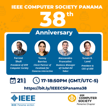 ieeecomputerpa's tweet photo. ππππ ππππππππ πππππππ ππππππ ππππ πππππππππππ
π
Septiembre 21 2021
β° 5:00 PM a 7:00 PM (GMT/UTC -5)
β https://t.co/I2eWNxp2il
#IEEECSPanama #CSPanama38 #EnvisioningSoftwareEngineering #IEEEPotential #ZeroFrictionFuture #UnInternetVerde https://t.co/0LeHCXVjgJ