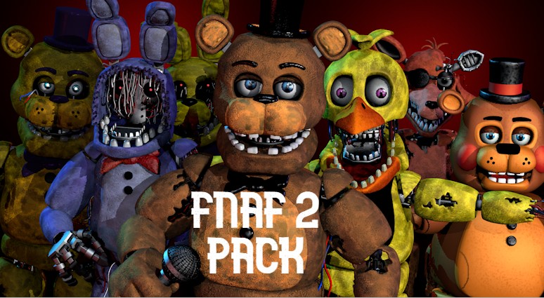 Fnaf 2 Withered Animatronics [FIXED DOWNLOAD PACK] by CoolioArt on  DeviantArt