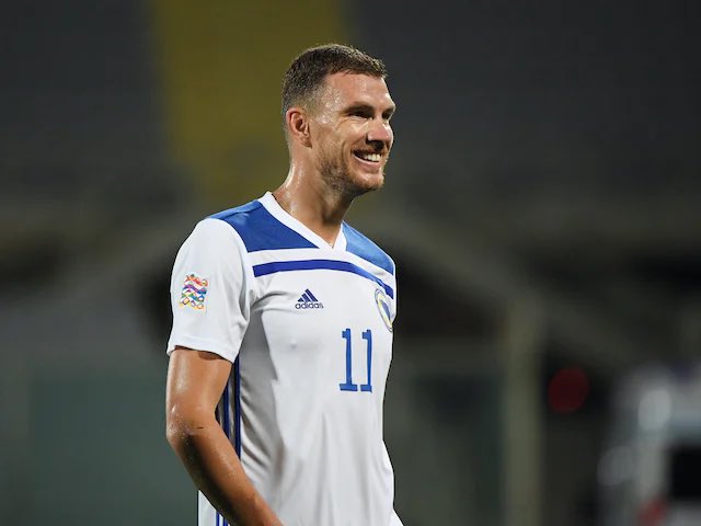 BiHFootball's tweet photo. 60 goals in 115 international caps for @EdDzeko 

B A B U K A! https://t.co/jCUSfSvgOY