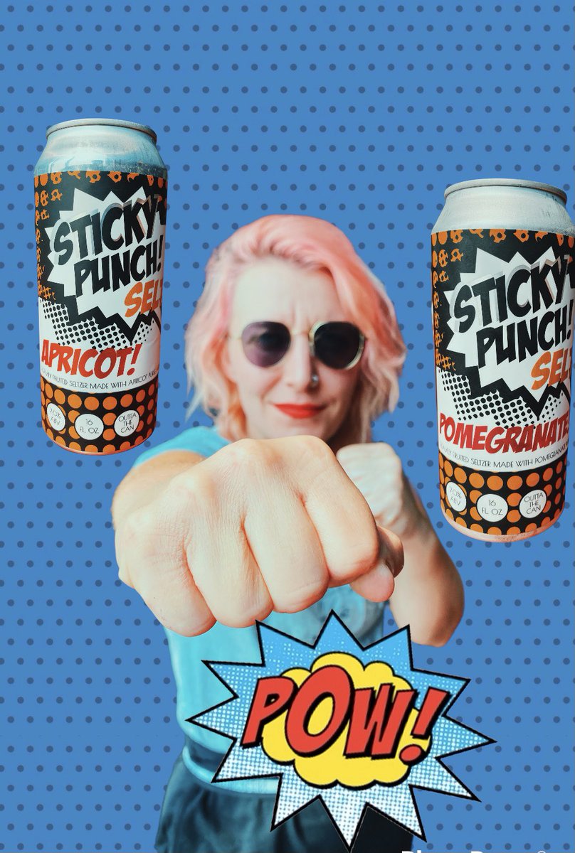 👊🏼S•T•I•C•K•Y•••P•U•N•C•H👊🏼
•
•
Tapping this FRIDAY 
2 brand new flavors of Hard Seltzers..
      🤜🏼APRICOT🤛🏼
🤜🏼POMEGRANATE🤛🏼
These Taproom only releases will be available on draft and in 4packs when each location opens.