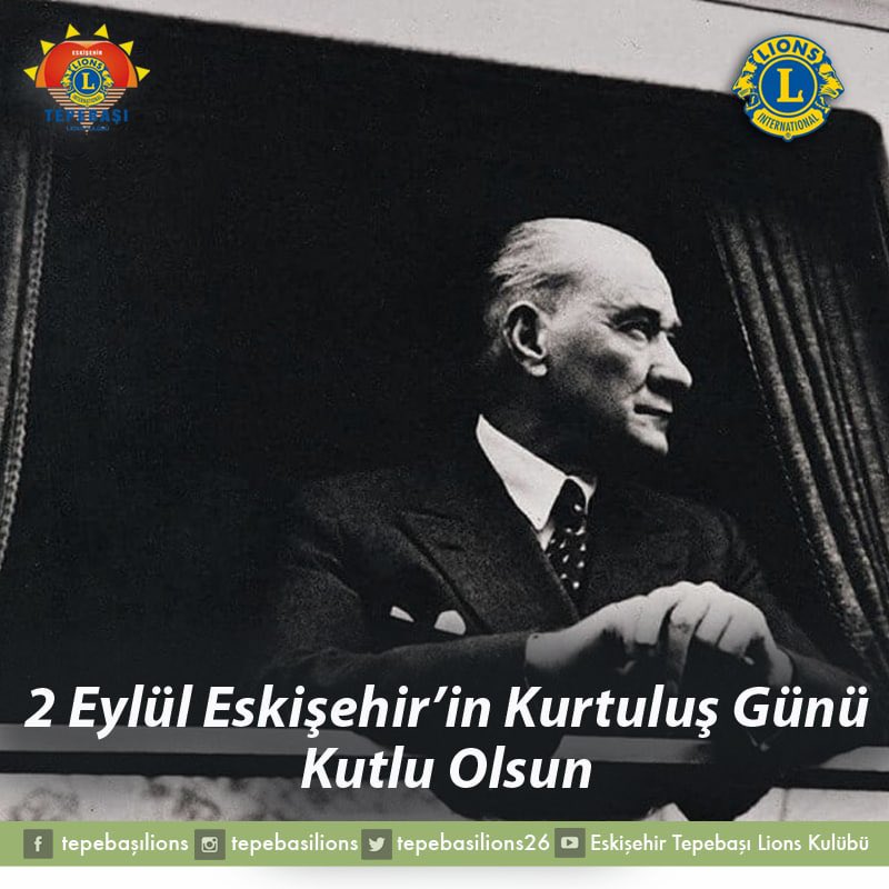 2 Eylül Eskişehir’in Düşman İşgalinden Kurtuluşunun 99. yılı kutlu olsun.