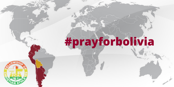 NEFloridaFCA's tweet photo. #PRAYFORBOLIVIA
NE Florida FCA's International Ministry Partner is Bolivia. In September, we will be raising awareness about this country as we continue to see God work in Bolivia, your purchase of a t-shirt will help provide resources to Bolivia staff. 
https://t.co/l6aXZ4ErCc https://t.co/7VhcXs25aY