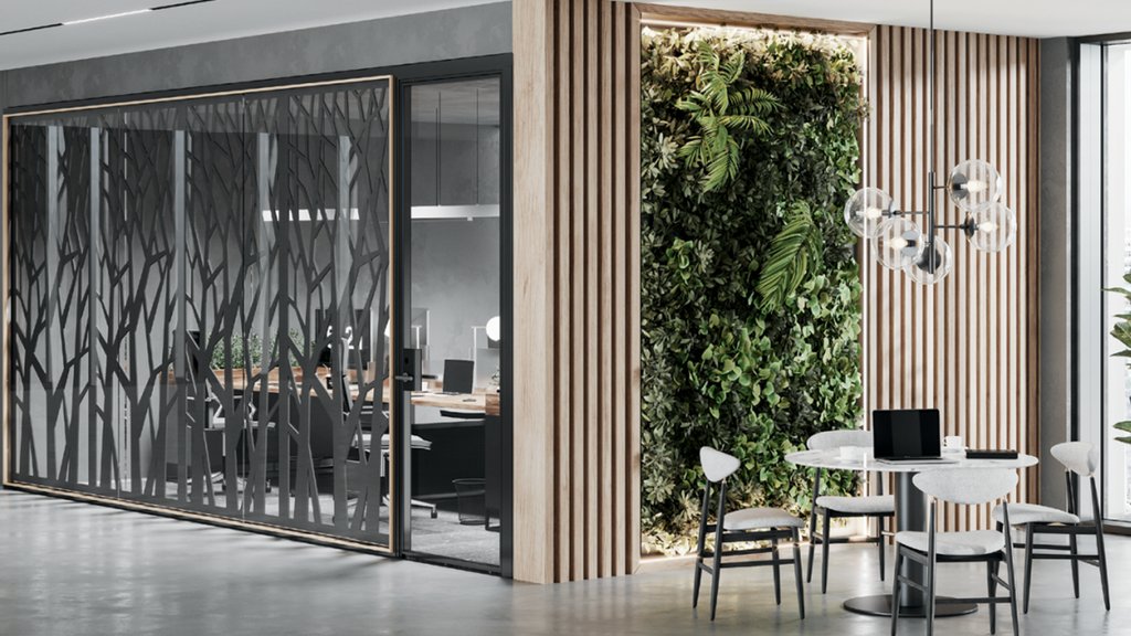llc_collection's tweet photo. The Muraflex Quadro wall system allows for glass office partitions to be a work of art! The extrusion can integrate drapery, a felt, or wood detail to reflect your desired mood or aesthetic for your company and culture. 
#muraflex #glasspartitions #brandyourwalls #workplacedesign https://t.co/nANkF1XShO