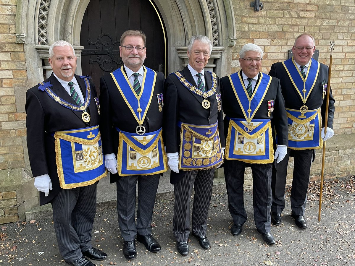 And we’re back! First Installation meeting, Old Bromsgrovians Lodge, following a dreadful 18 months.  On duty escorting the PGM, <a href="/rwbrobob/">Robert Vaughan</a> AsstPGM, <a href="/pvfirminger/">Patrick Firminger</a> and Steve &amp; Mark, our Provincial Wardens of the year.  Great ceremony and a 60 certificate thrown in for good measure.