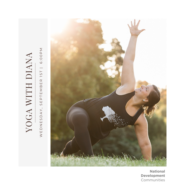 Yoga with Diana tonight! Hop on the mat for this virtual class which will stretch your body, tap into conscious breath, and gets your endorphins kicking!
#NDCommunities #VirtualYoga #LoveWhereYouLive